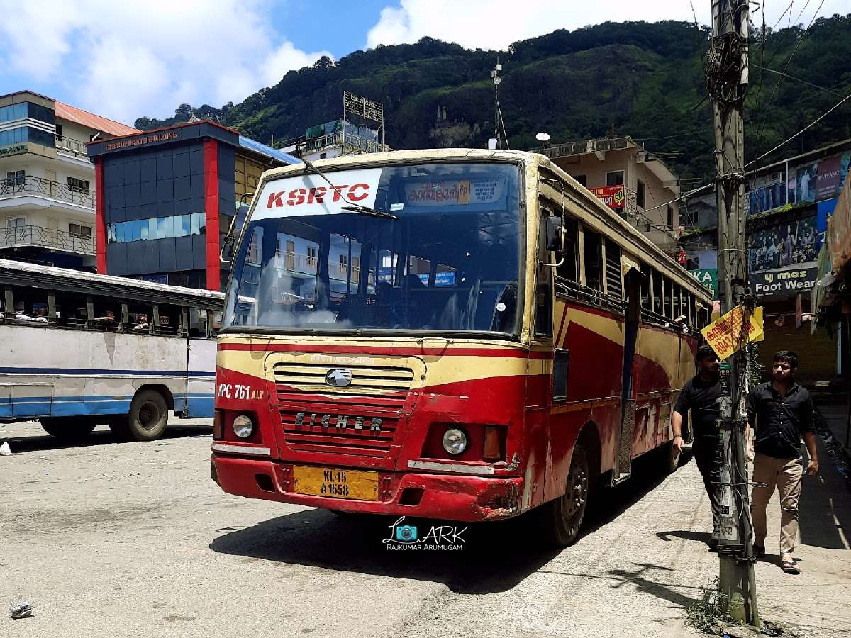 Ernakulam to Kanthalloor Bus Timings KSRTC RPC 761