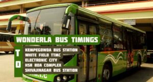 BMTC Bus Timings from Wonderla Bangalore